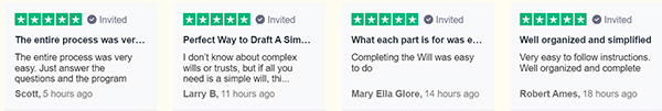 Trust & Will Testimonials